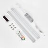 Raivo Illuminazione sottopensile set x 2 LED Nero, Argento, 2-Luci, Telecomando, Cambia colore