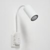 Javel Lampade con presa elettrica Bianco, 1-Luce