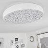 Agodim Plafoniera LED Bianco, 1-Luce, Telecomando, Cambia colore