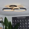 Tagsdorff Plafoniera LED Nero, Bianco, 1-Luce