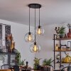 Koyoto  Lampadario a sospensione Vetro 25 cm Chiaro, 3-Luci