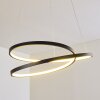 Pura Lampadario a sospensione LED Nero, 1-Luce