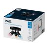 Philips WiZ IMAGEO Plafoniera LED Nero, 3-Luci, Cambia colore