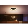 Philips Hue Xamento Plafoniera LED Nero, Bianco, 1-Luce, Cambia colore