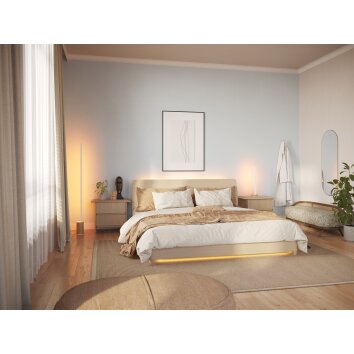 Philips Hue Gradient Signe Oak Lampada da terra LED Écru, Bianco, 1-Luce