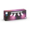 Philips Hue Fugato Plafoniera LED Bianco, 4-Luci, Cambia colore