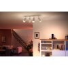 Philips Hue Fugato Plafoniera LED Bianco, 4-Luci, Cambia colore