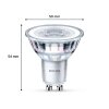 Philips Classic Set di 3 LED GU10 4,6 Watt 4000 Kelvin 390 Lumen