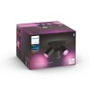 Philips Hue Fugato Plafoniera LED Nero, 3-Luci, Cambia colore