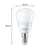 Philips Classic Set di 3 LED E14 da 4,9 Watt 2700 Kelvin 470 Lumen