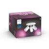 Philips Hue Fugato Plafoniera LED Bianco, 3-Luci, Cambia colore