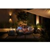 Philips Hue Appear Applique da esterno set x 2 LED Nero, 2-Luci, Cambia colore