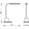 Philips Bucket Lampada da tavolo LED Bianco, 1-Luce