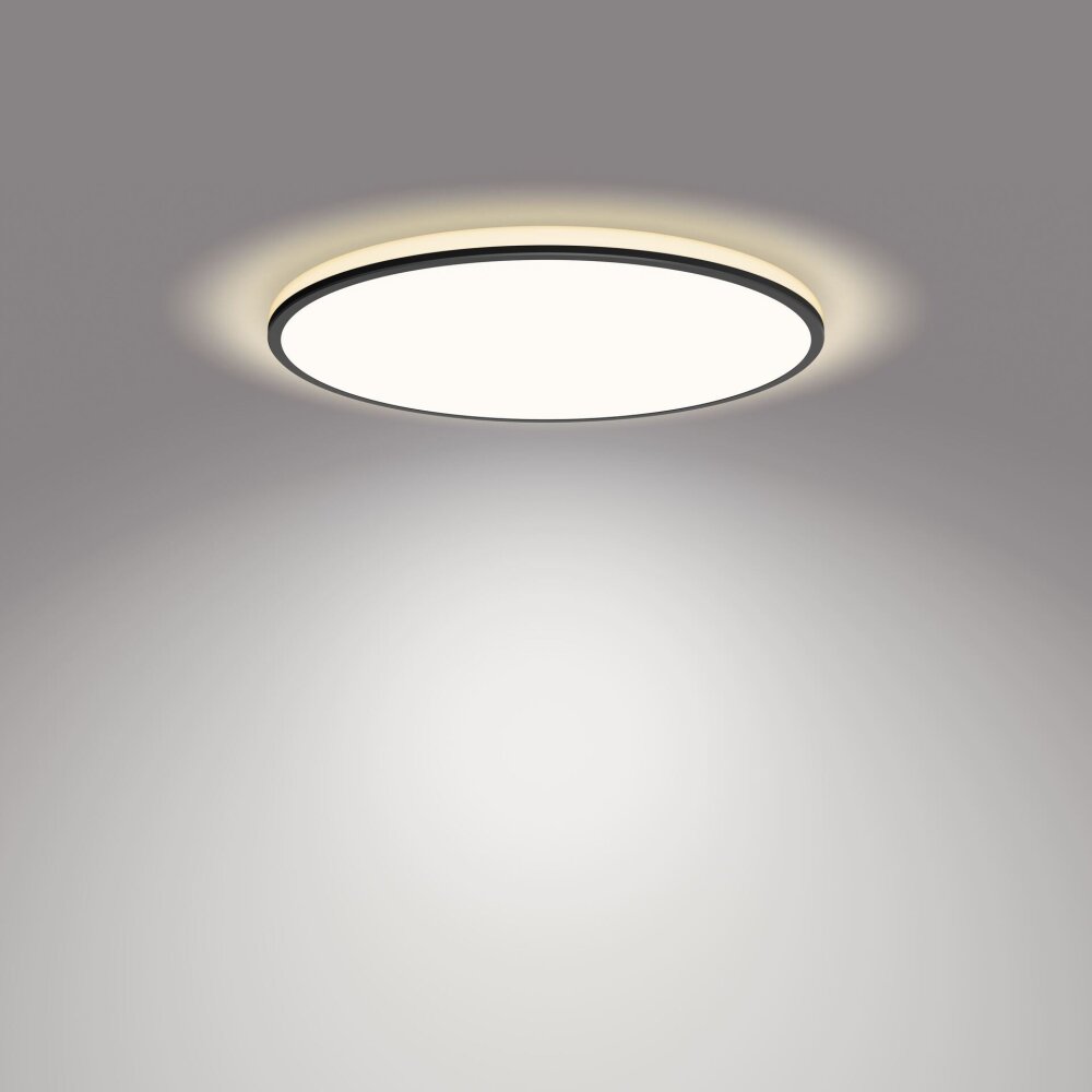 Philips Ozziet Plafoniera LED Nero, Bianco, 1-Luce