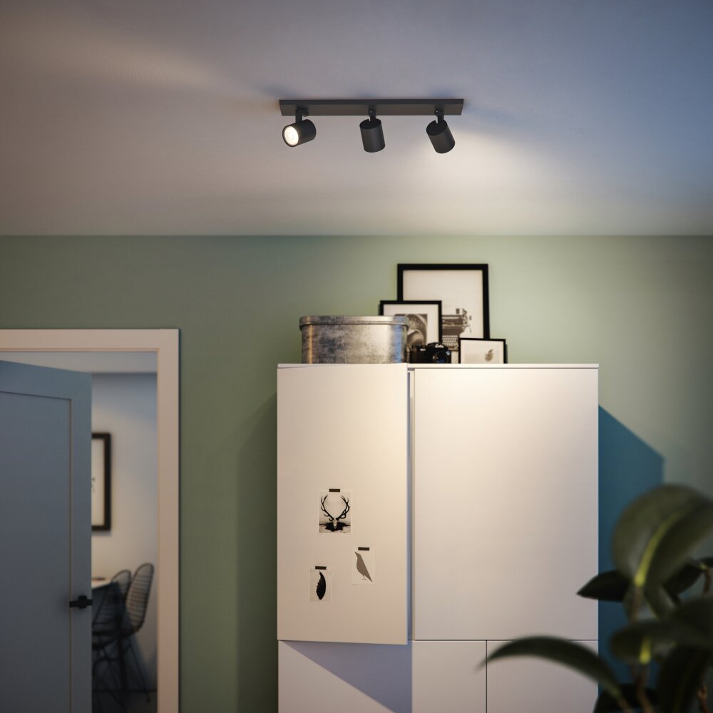 Philips myLiving Runner Plafoniera Nero, 3-Luci main product photo