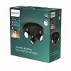 Philips Star Plafoniera LED Nero, 3-Luci