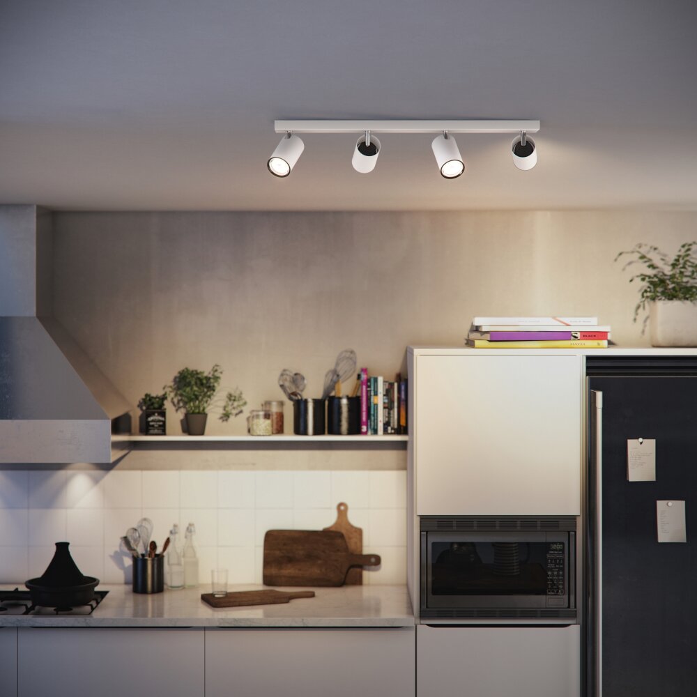 Philips myLiving Kosipo Plafoniera Bianco, 4-Luci main product photo