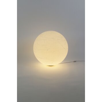 Holländer MOON Lampada da pavimento Bianco, 1-Luce