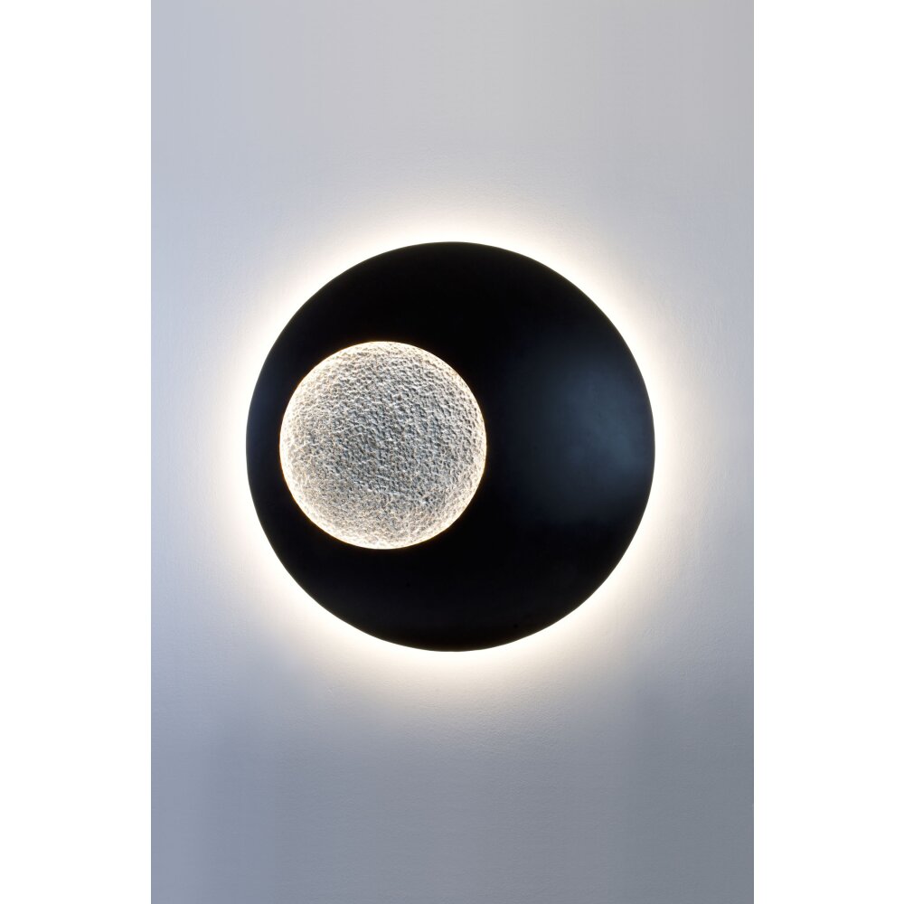 Holländer LUNA Applique LED Marrone, Nero, Argento, 2-Luci main product photo