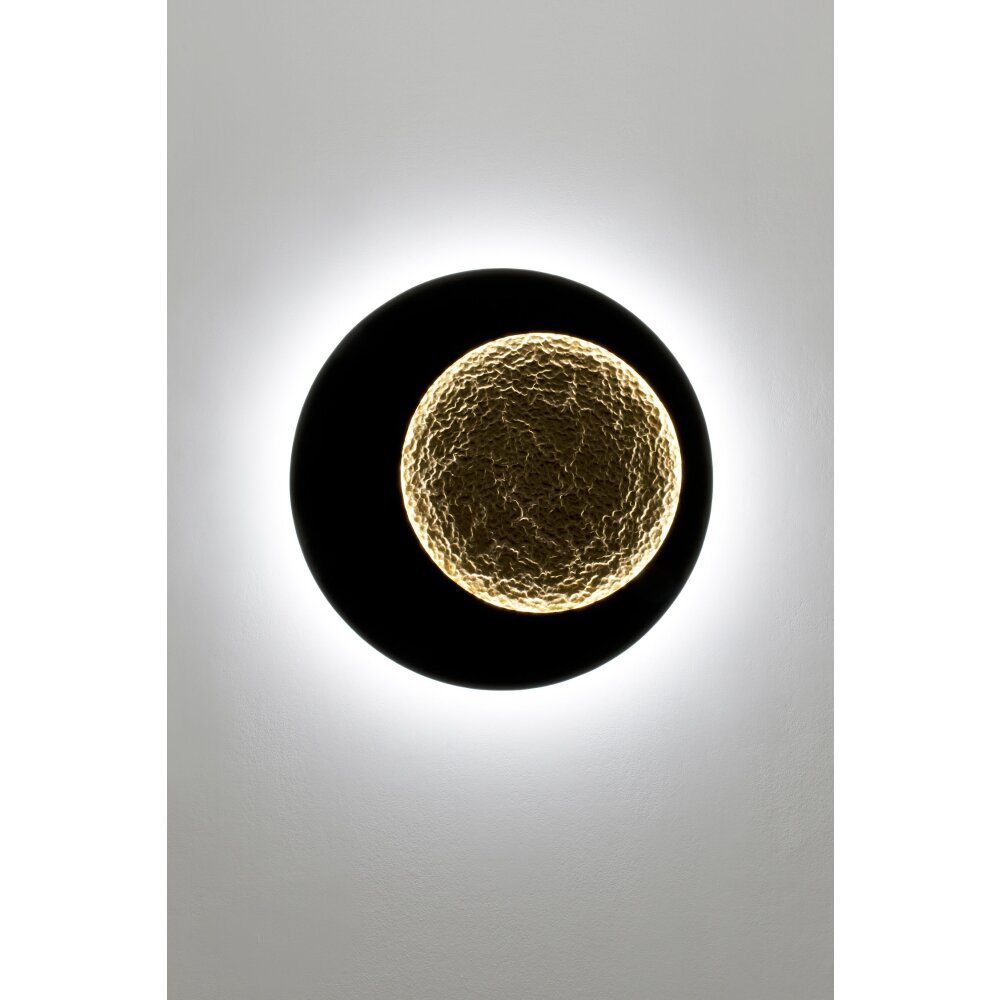 Holländer PLENILUNIO Applique LED Marrone, Oro, Nero, 2-Luci main product photo