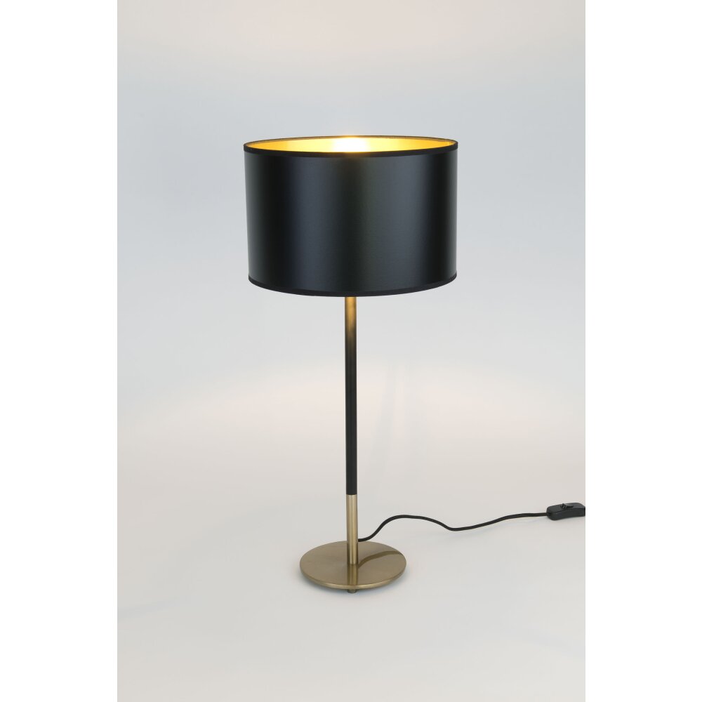 Holländer ENZIO Lampada da tavolo Oro, Nero, 1-Luce main product photo