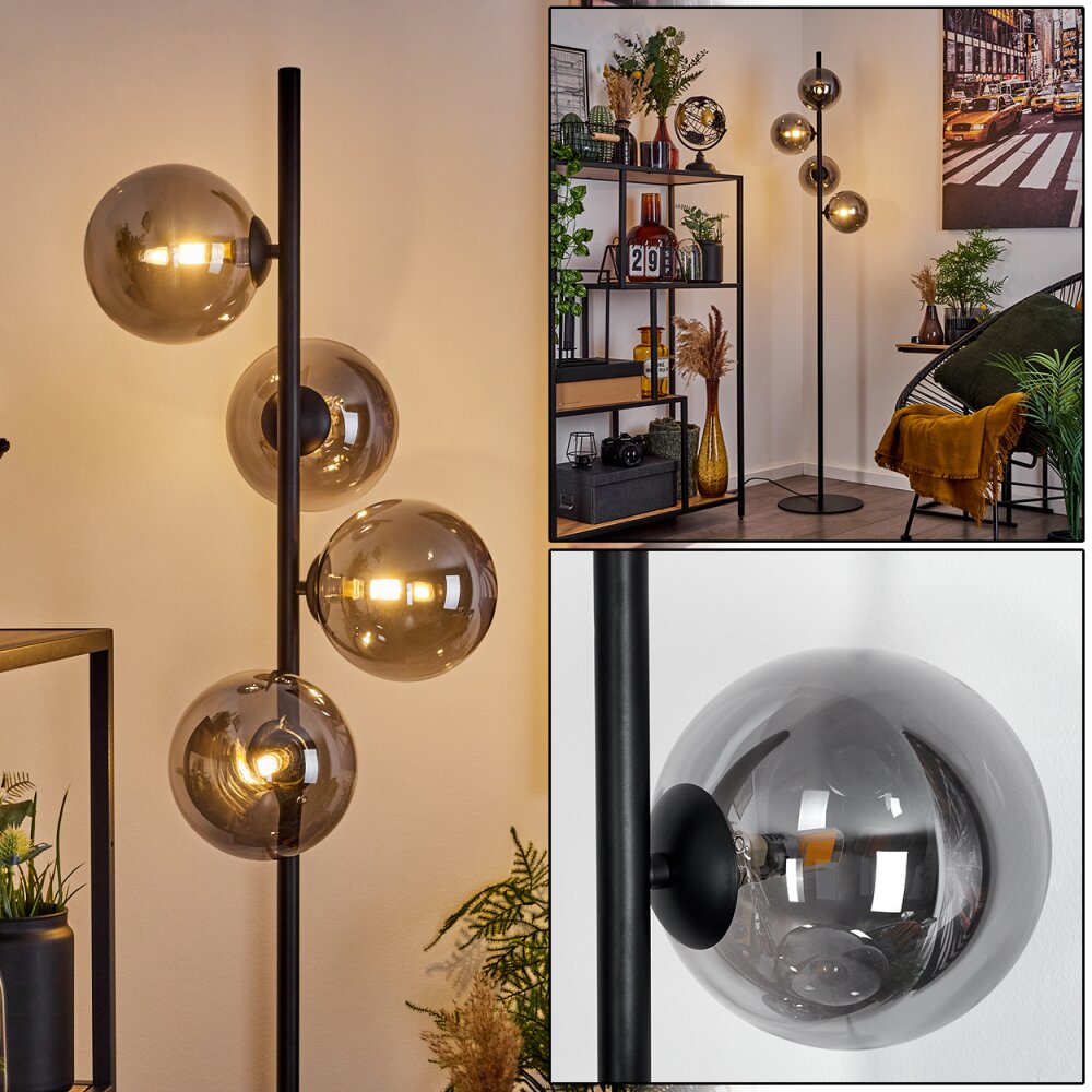 Remaisnil Lampada da terra Nero, 4-Luci main product photo