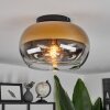 Molloy Plafoniera Oro, Chiaro, Grigio fumo, 1-Luce