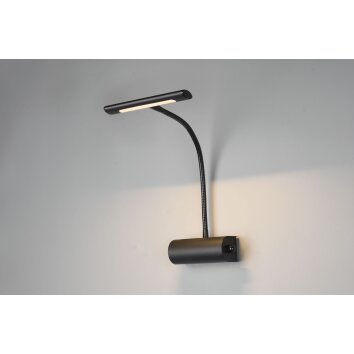 Trio Curtis Applique LED Nero, 1-Luce