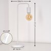 Valcolla Lampada da Tavolo Bianco, 1-Luce