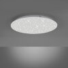 Leuchten-Direkt SPARKLE Plafoniera LED Bianco, 1-Luce, Telecomando