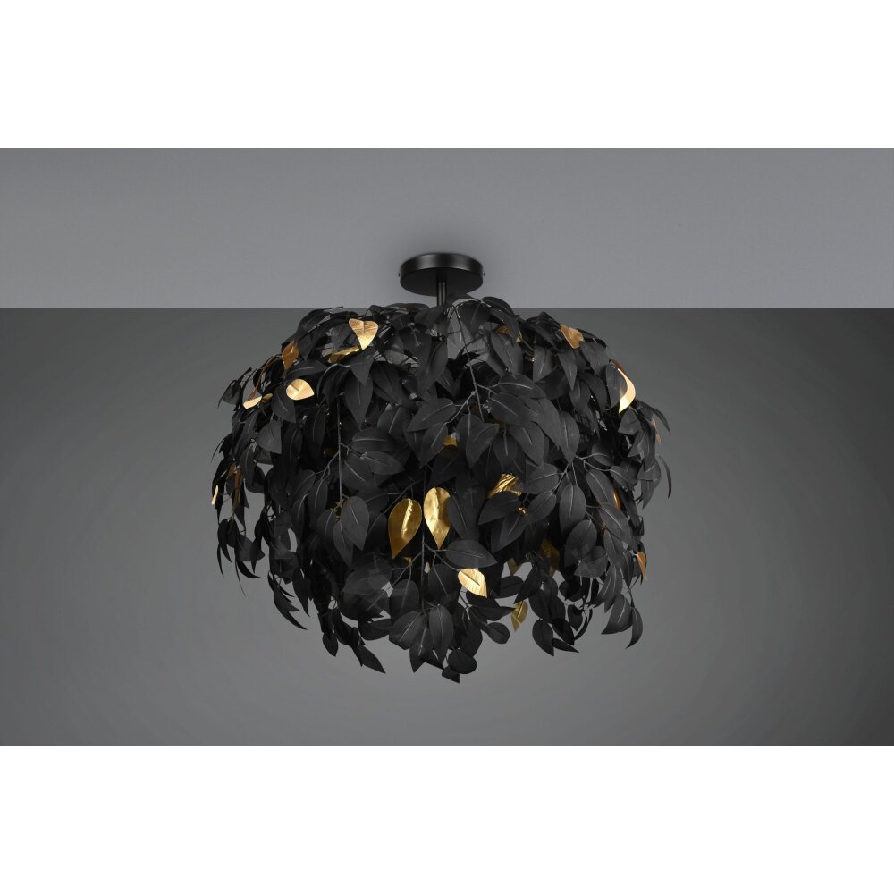 Reality Leavy Plafoniera Nero, 3-Luci main product photo