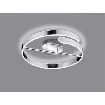 Reality Parma Plafoniera LED Cromo, 1-Luce