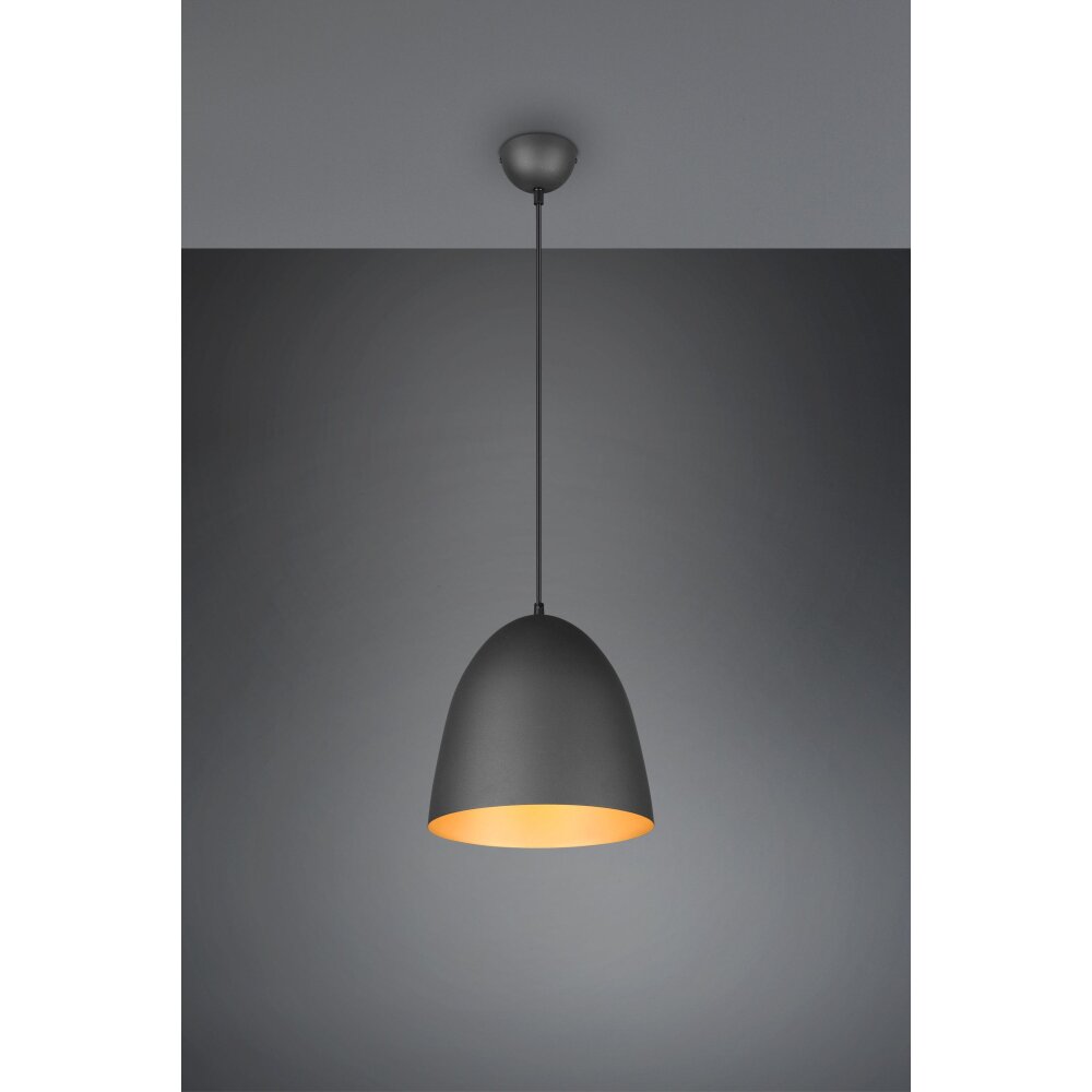 Reality Tilda Lampada a Sospensione Nero-Oro, 1-Luce main product photo