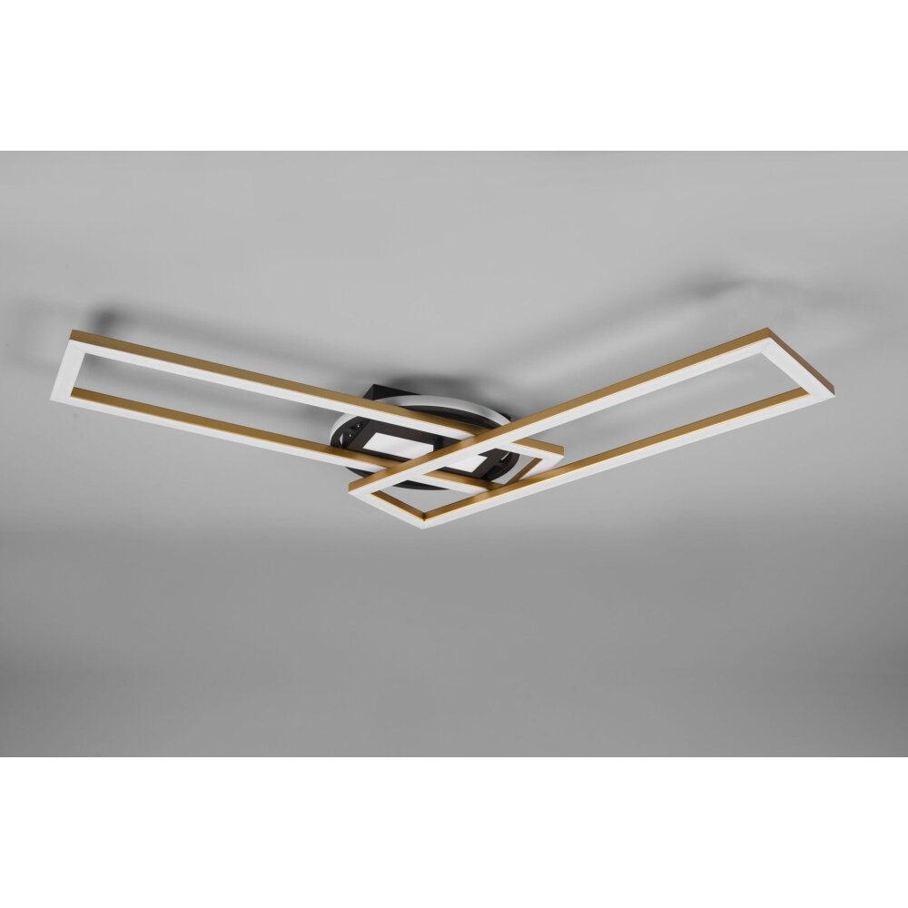 Reality Twister Plafoniera LED Ottone, 1-Luce, Telecomando main product photo