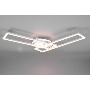 Reality Twister Plafoniera LED Bianco, 1-Luce, Telecomando