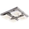 Globo GIANNI Plafoniera LED Nichel opaco, 4-Luci