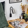 Javel Lampade con presa elettrica Nero, 1-Luce