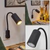 Javel Lampade con presa elettrica Nero, 1-Luce