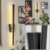 Meels Applique LED Nero, 1-Luce