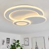 Tomazes Plafoniera LED Bianco, 1-Luce, Telecomando