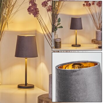 Frandina Lampada da tavolo Oro, Grigio, 1-Luce