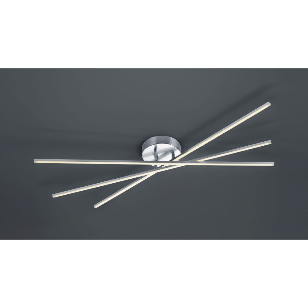 Trio TIRIAC Plafoniera LED Nichel opaco, 3-Luci main product photo