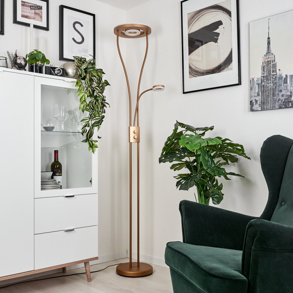 Kimba Piantana LED Oro, 3-Luci