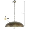 Matanza Lampada a Sospensione Bronzo, 1-Luce