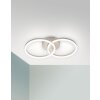 Fabas Luce Giotto Plafoniera LED Bianco, 1-Luce