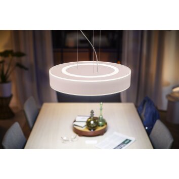 Philips Hue Enrave Lampada a Sospensione LED Bianco, 1-Luce, Telecomando