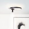 Brilliant Eunomia Plafoniera LED Nero, Bianco, 1-Luce