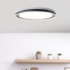 Brilliant Pederson Plafoniera LED Nero, Bianco, 1-Luce, Telecomando