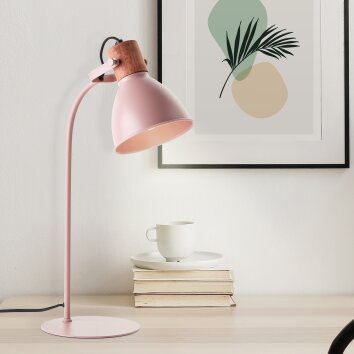 Brilliant Erena Lampada da tavolo Fucsia, 1-Luce