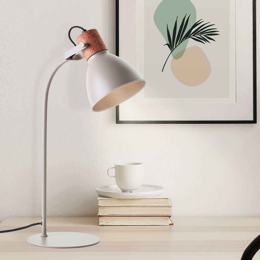 Brilliant Erena Lampada da tavolo Grigio, 1-Luce main product photo